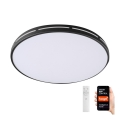 Immax NEO 07145-B42 - LED stropno svetlo sa prigušiva NEO LITE VISTAS LED/24W/230V Tuya Wi-Fi crna + daljinski upravljač