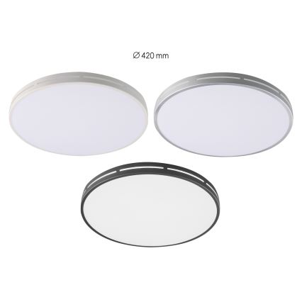 Immax NEO 07146-W42 - LED prigušiva plafonska svetiljka NEO LITE VISTAS LED/24W/230V Tuya Wi-Fi bela + daljinski upravljač