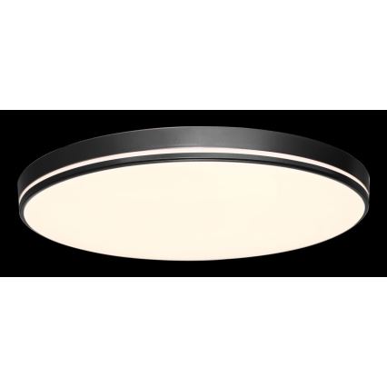 Immax NEO 07148-B40 - LED prigušiva plafonska svetiljka NEO LITE AREAS LED/24W/230V Tuya Wi-Fi crna + daljinski upravljač