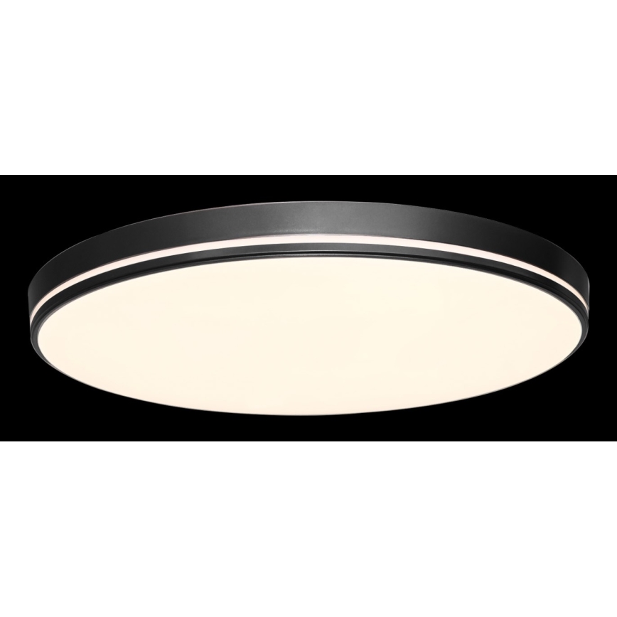 Immax NEO 07148-B40 - LED prigušiva plafonska svetiljka NEO LITE AREAS LED/24W/230V Tuya Wi-Fi crna + daljinski upravljač