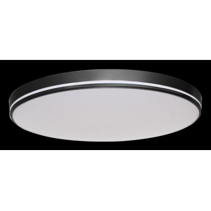 Immax NEO 07148-B40 - LED prigušiva plafonska svetiljka NEO LITE AREAS LED/24W/230V Tuya Wi-Fi crna + daljinski upravljač