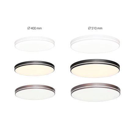 Immax NEO 07149-W40 - prigušiva LED plafonska svetiljka NEO LITE AREAS LED/24W/230V Tuya Wi-Fi bela + daljinski upravljač