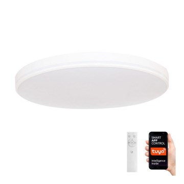 Immax NEO 07149-W51 - LED prigušiva plafonska lampa NEO LITE AREAS LED/48W/230V Tuya Wi-Fi bela + daljinsko upravljanje
