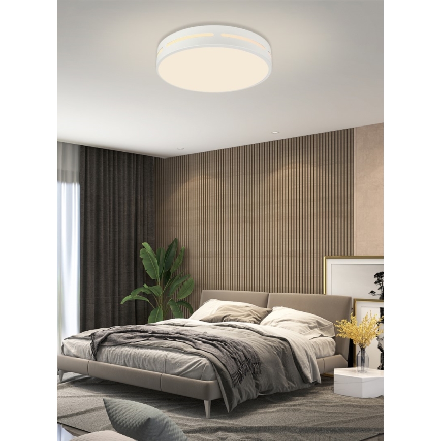 Immax NEO 07153-W40 - LED prigušiva plafonska lampa NEO LITE PERFECTO LED/24W/230V Wi-Fi Tuya bela + daljinski upravljač