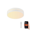 Immax NEO 07153-W50 - LED prigušiva stropna lampa NEO LITE PERFECTO LED/48W/230V Wi-Fi Tuya bela + daljinski upravljač