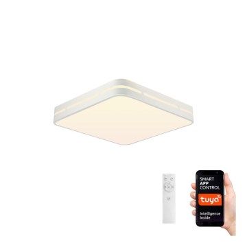 Immax NEO 07155-W30 - LED prigušiva stropna svetiljka NEO LITE PERFECTO LED/24W/230V Wi-Fi Tuya bela + daljinski upravljač