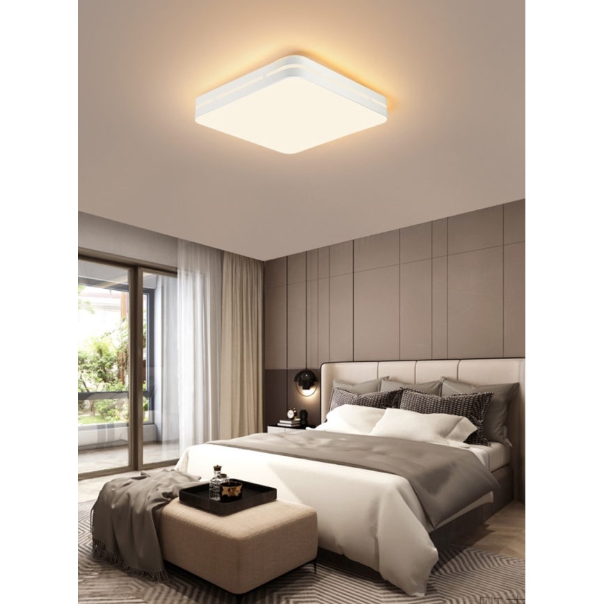 Immax NEO 07155-W30 - LED prigušiva stropna svetiljka NEO LITE PERFECTO LED/24W/230V Wi-Fi Tuya bela + daljinski upravljač