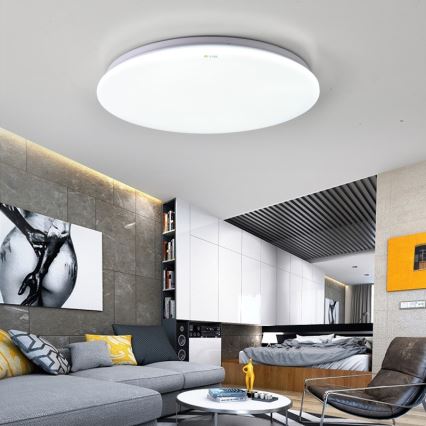 Immax NEO 07156-38 - LED prigušiva plafonska svetiljka ANCORA LED/24W/230V 2700-6500K Wi-Fi + daljinsko upravljanje Tuya