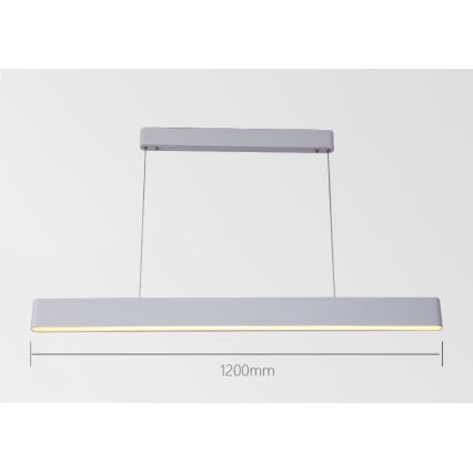 Immax NEO 07157-W120X - LED RGB+CCT prigušiva luster na sajli MILANO LED/40W/230V Tuya bela