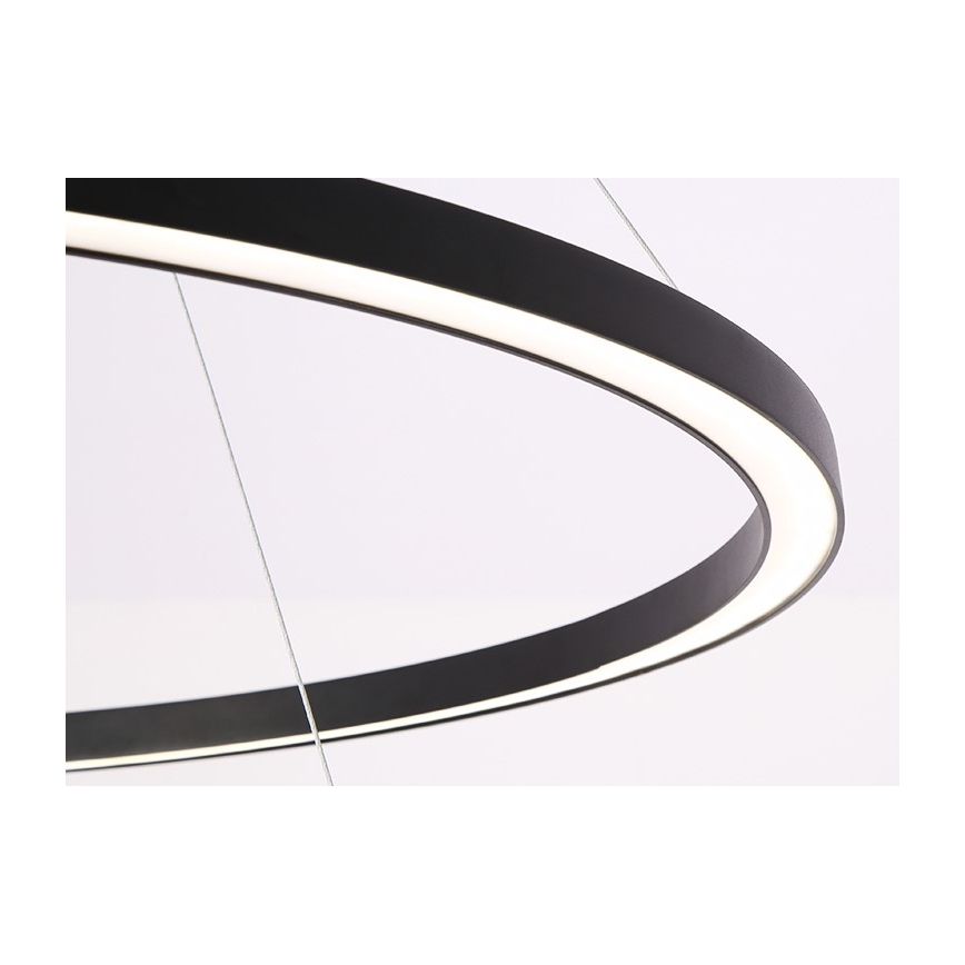 Immax NEO 07158-B80 - LED prigušiva luster na sajli FINO LED/60W/230V Tuya crna + daljinski upravljač