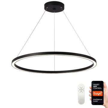 Immax NEO 07158-B80 - LED prigušiva luster na sajli FINO LED/60W/230V Tuya crna + daljinski upravljač