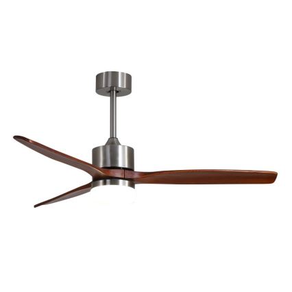 Immax NEO 07165-S - LED plafonski ventilator ELEGANTE LED/18W/230V hrast Wi-Fi Tuya + sa daljinskim upravljačem