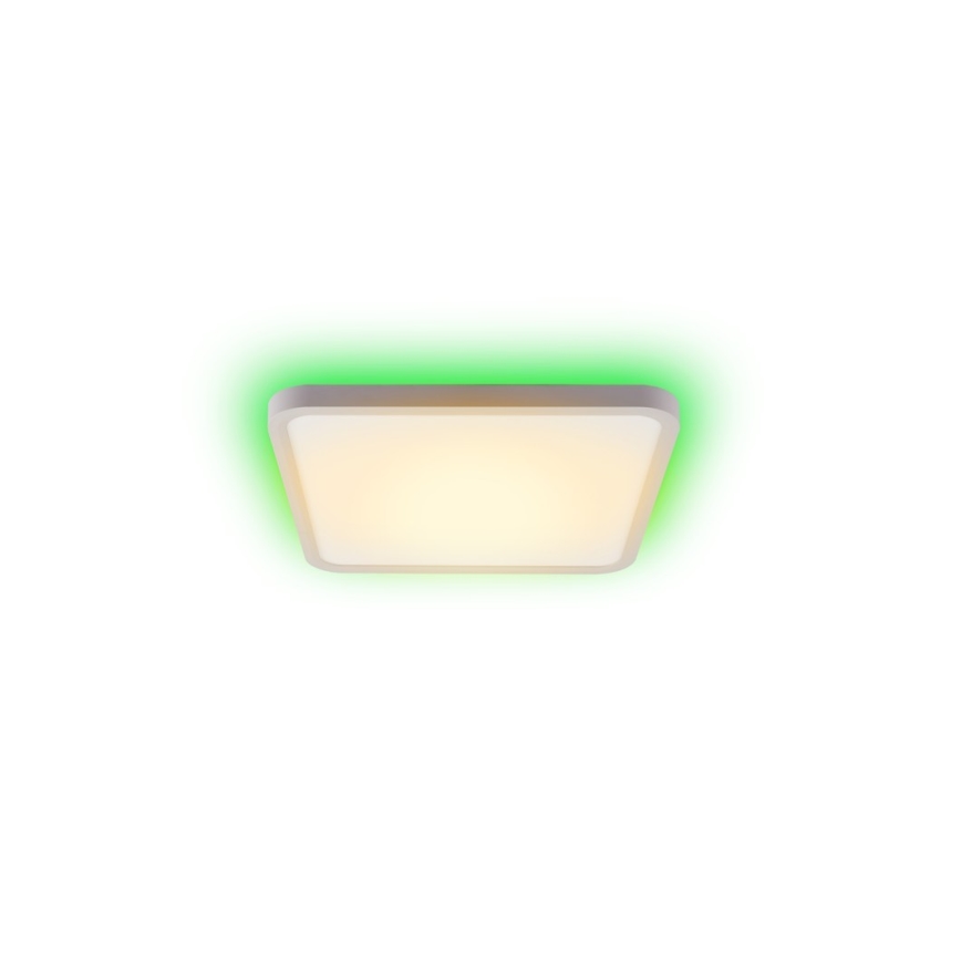 Immax NEO 07168-W40 - LED RGB+CCT prigušiva stropna svetiljka NEO LITE TUDO LED/50W/230V Wi-Fi Tuya bela + daljinski upravljač