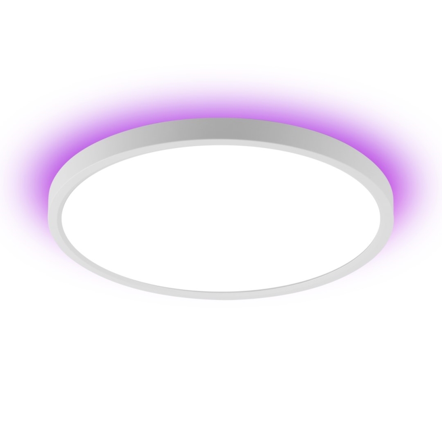 Immax NEO 07169-W60 - LED RGB+CCT prigušiva plafonska svetiljka NEO LITE TUDO 65W/230V 2700-6500K Wi-Fi Tuya + daljinski upravljač bela