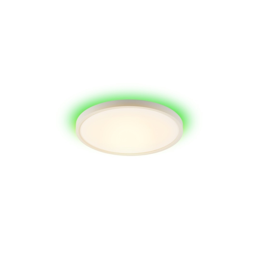 Immax NEO 07169-W60 - LED RGB+CCT prigušiva plafonska svetiljka NEO LITE TUDO 65W/230V 2700-6500K Wi-Fi Tuya + daljinski upravljač bela