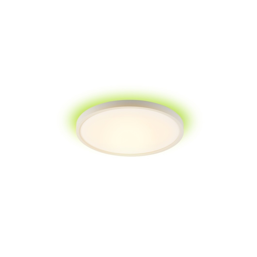 Immax NEO 07169-W60 - LED RGB+CCT prigušiva plafonska svetiljka NEO LITE TUDO 65W/230V 2700-6500K Wi-Fi Tuya + daljinski upravljač bela