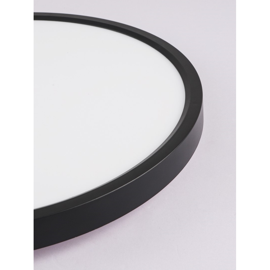 Immax NEO 07170-B60 - LED RGB+CCT prigušiva plafonska svetiljka NEO LITE TUDO LED/65W/230V 2700-6500K Wi-Fi Tuya crna + daljinski upravljač