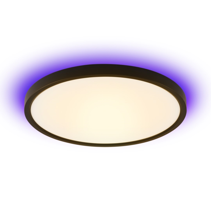 Immax NEO 07170-B60 - LED RGB+CCT prigušiva plafonska svetiljka NEO LITE TUDO LED/65W/230V 2700-6500K Wi-Fi Tuya crna + daljinski upravljač