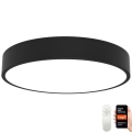 Immax NEO 07202L - LED prigušiva plafonska lampa RONDATE LED/53W/230V crna Tuya + daljinski upravljač