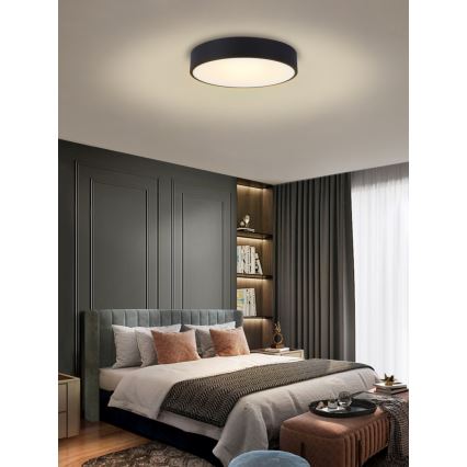 Immax NEO 07202L - LED prigušiva plafonska lampa RONDATE LED/53W/230V crna Tuya + daljinski upravljač