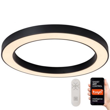 Immax NEO 07210L - LED prigušiva stropna svetiljka PASTEL LED/68W/230V 95 cm crna Tuya + daljinski upravljač