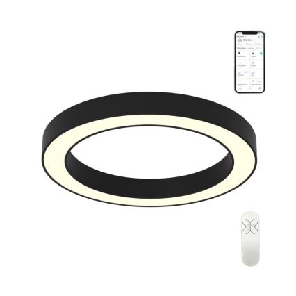 Immax NEO 07210L - LED prigušiva stropna svetiljka PASTEL LED/68W/230V 95 cm crna Tuya + daljinski upravljač