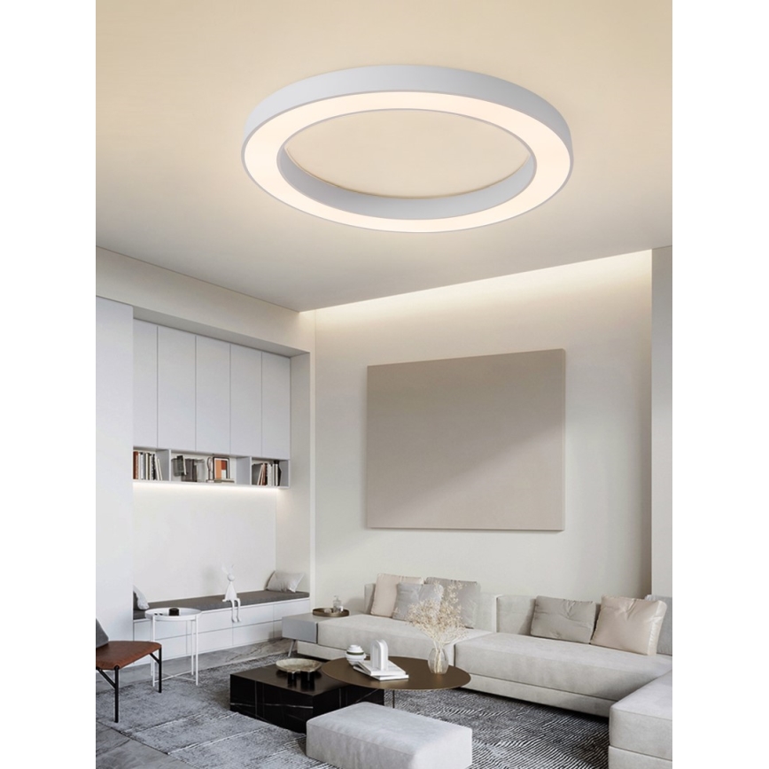 Immax NEO 07213L - prigušiva plafonska LED svetiljka PASTEL LED/68W/230V 95 cm bela Tuya + daljinski upravljač