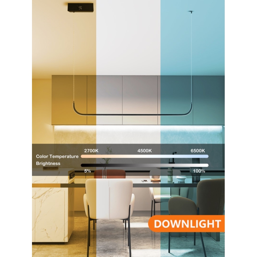 Immax NEO 07221L - LED prigušiva luster na sajli NEO LITE PATTINI LED/26W/230V 2700-6500K Wi-Fi Tuya + daljinski upravljač