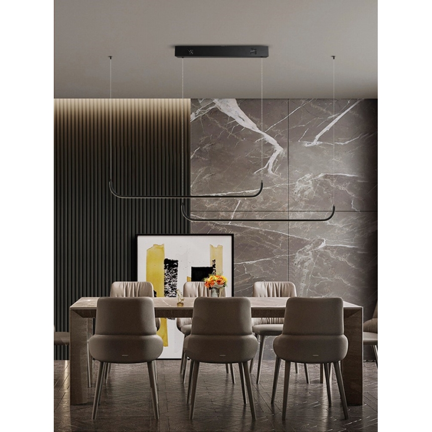 Immax NEO 07222L - LED prigušiva luster na sajli NEO LITE PATTINI LED/56W/230V 2700-6500K Wi-Fi Tuya + daljinski upravljač