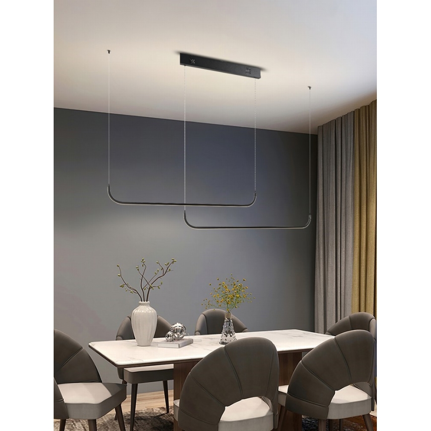 Immax NEO 07222L - LED prigušiva luster na sajli NEO LITE PATTINI LED/56W/230V 2700-6500K Wi-Fi Tuya + daljinski upravljač