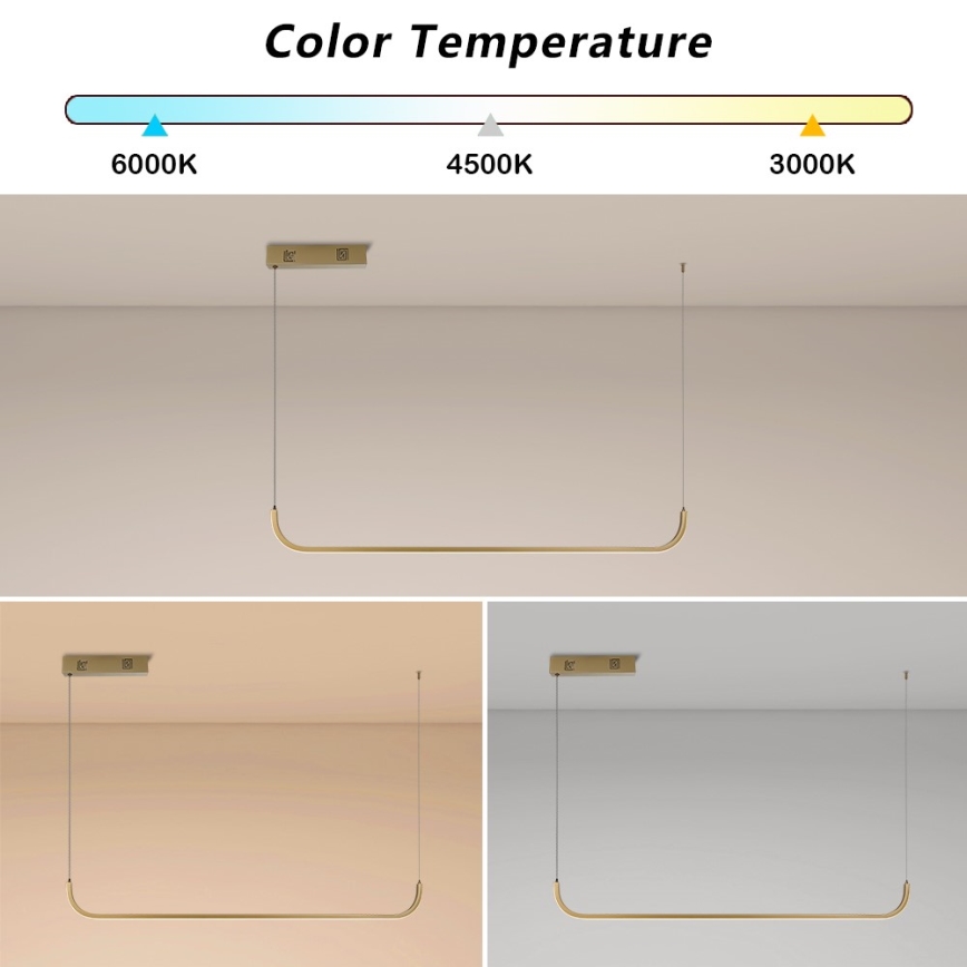 Immax NEO 07227L - LED prigušiva luster na sajli PATTINI LED/26W/230V 3000-6000K Tuya + sa daljinskim upravljačem