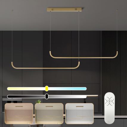 Immax NEO 07228L - LED prigušiva luster na sajli PATTINI LED/53W/230V Tuya + daljinsko upravljanje