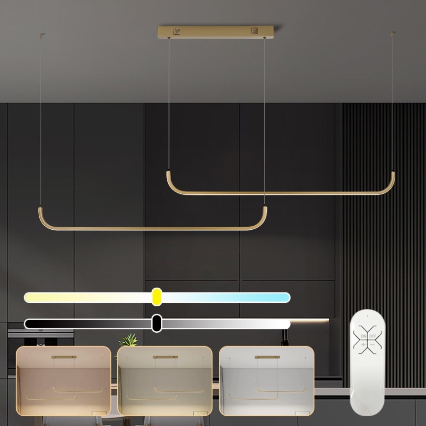 Immax NEO 07228L - LED prigušiva luster na sajli PATTINI LED/53W/230V Tuya + daljinsko upravljanje