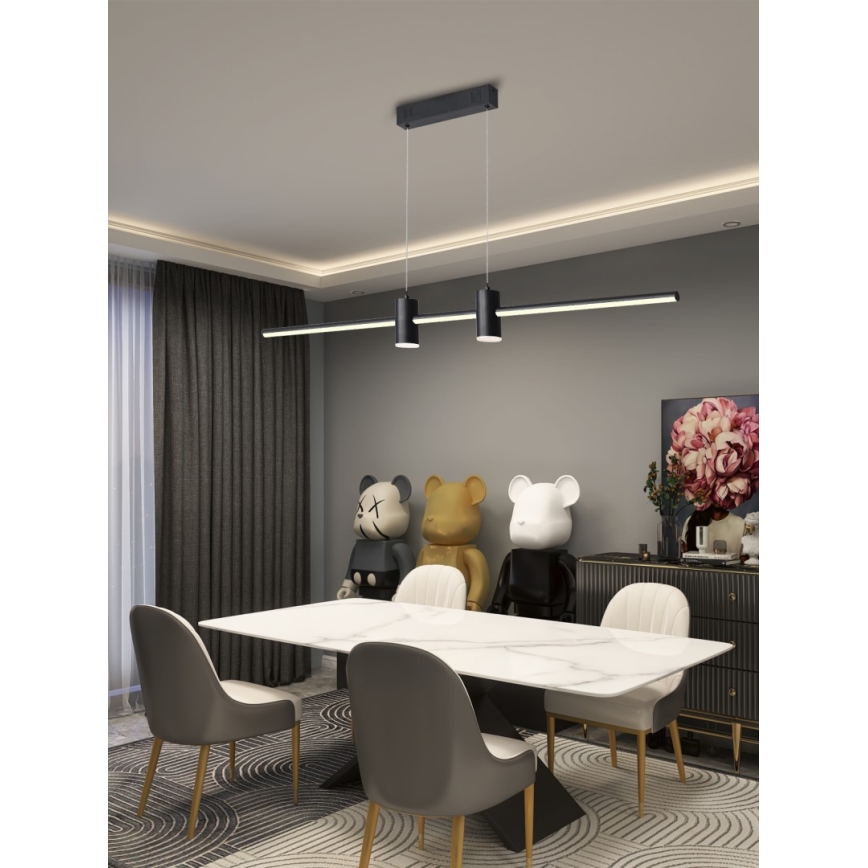 Immax NEO 07230L - LED luster na sajli NEO LITE ESTRELAS, prigušiva, LED/30W/230V 2700-6500K Wi-Fi Tuya + daljinski upravljač