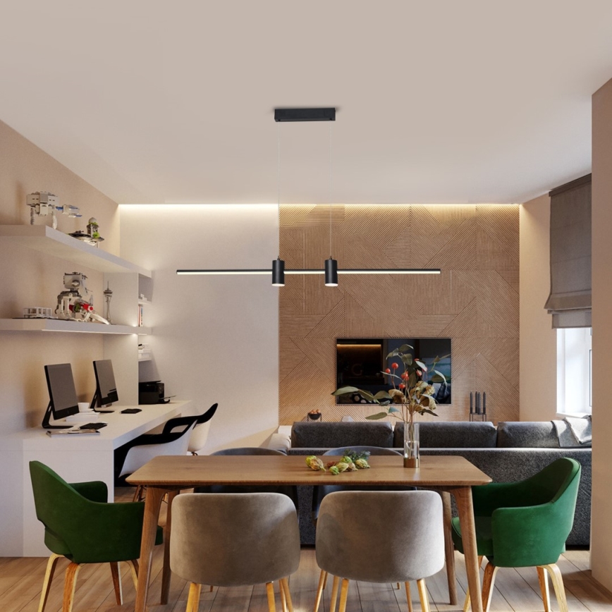 Immax NEO 07230L - LED luster na sajli NEO LITE ESTRELAS, prigušiva, LED/30W/230V 2700-6500K Wi-Fi Tuya + daljinski upravljač