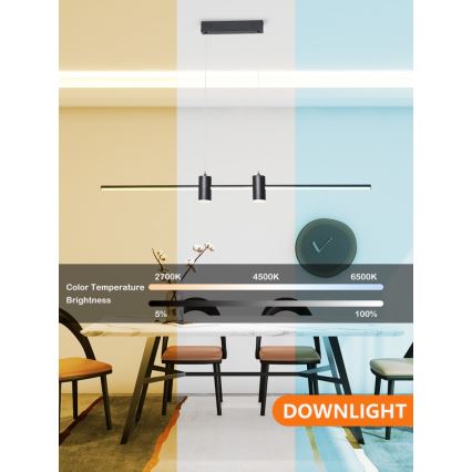 Immax NEO 07230L - LED luster na sajli NEO LITE ESTRELAS, prigušiva, LED/30W/230V 2700-6500K Wi-Fi Tuya + daljinski upravljač