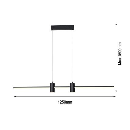 Immax NEO 07230L - LED luster na sajli NEO LITE ESTRELAS, prigušiva, LED/30W/230V 2700-6500K Wi-Fi Tuya + daljinski upravljač