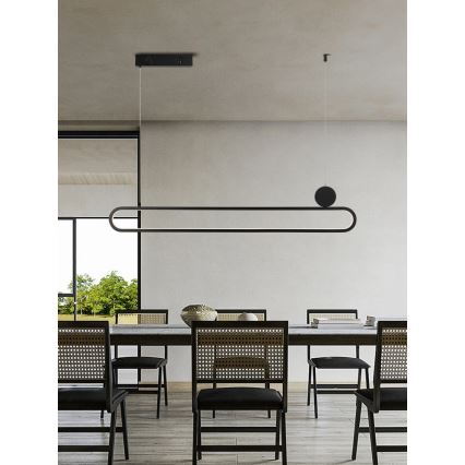 Immax NEO 07231L - LED prigušiva luster na sajli NEO LITE OVALE LED/50W/230V 2700-6500K Wi-Fi Tuya + daljinski upravljač