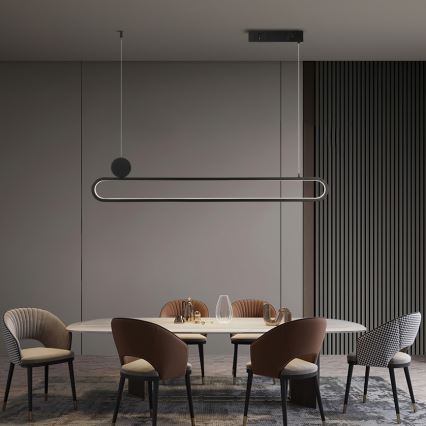 Immax NEO 07231L - LED prigušiva luster na sajli NEO LITE OVALE LED/50W/230V 2700-6500K Wi-Fi Tuya + daljinski upravljač