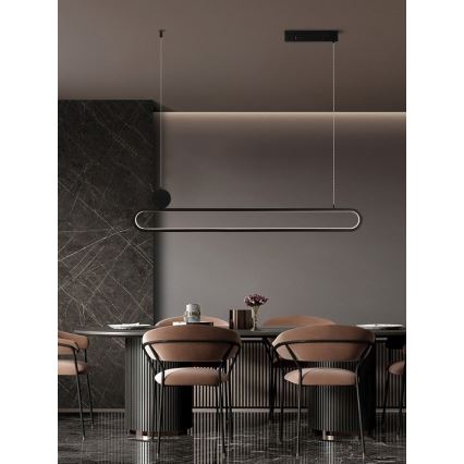 Immax NEO 07231L - LED prigušiva luster na sajli NEO LITE OVALE LED/50W/230V 2700-6500K Wi-Fi Tuya + daljinski upravljač
