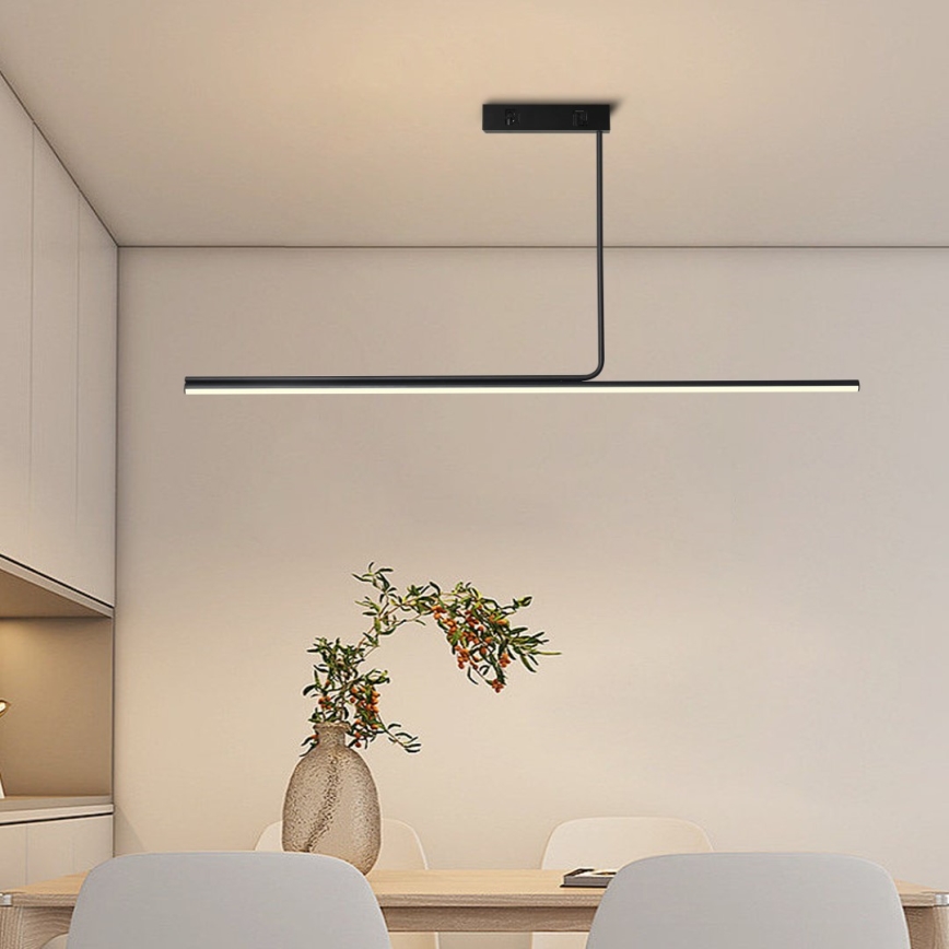 Immax NEO 07235L - LED prigušiva luster na šipci NEO LITE ASTA LED/28W/230V Wi-Fi Tuya 2700-6500K + daljinski upravljač