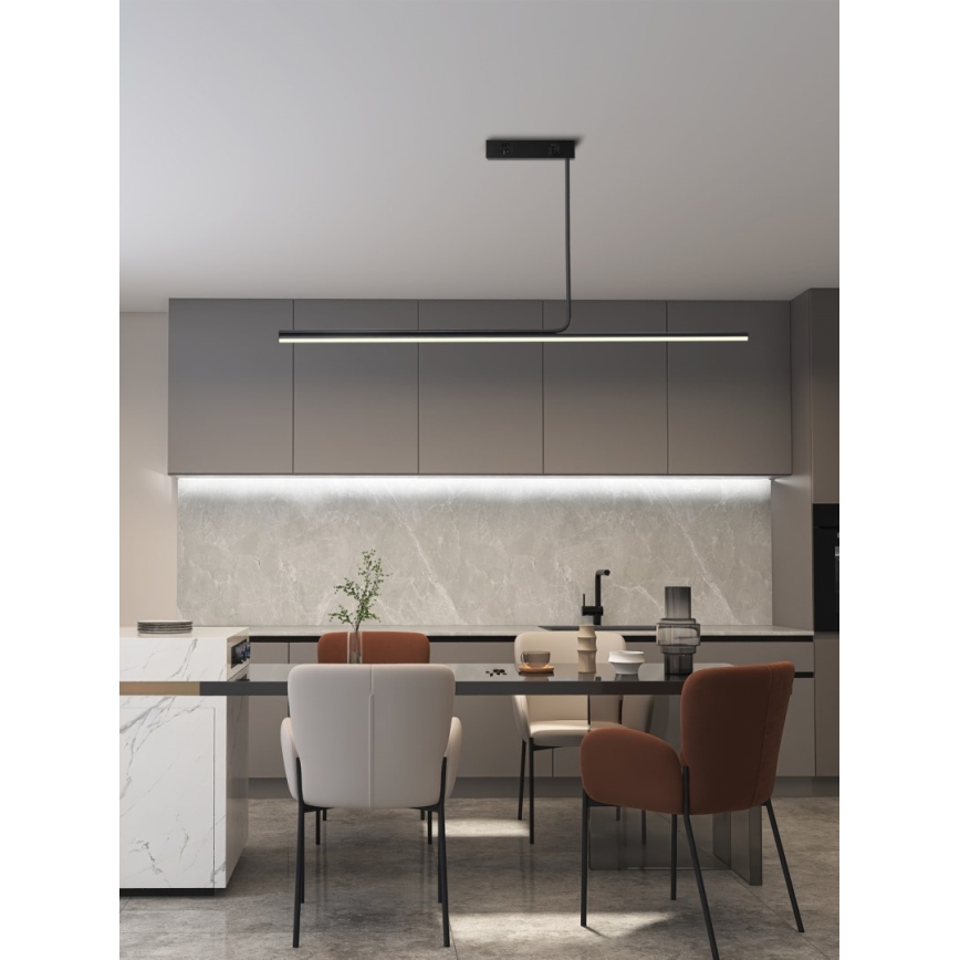 Immax NEO 07235L - LED prigušiva luster na šipci NEO LITE ASTA LED/28W/230V Wi-Fi Tuya 2700-6500K + daljinski upravljač