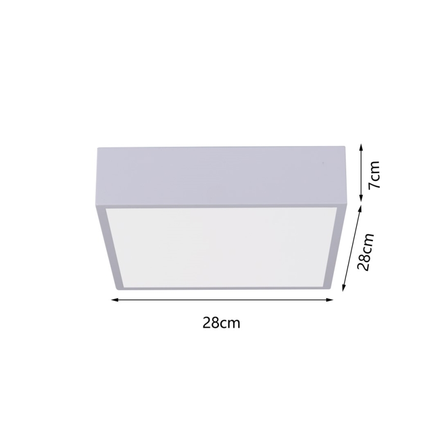 Immax NEO 07238L - LED plafonsko svetlo CANTO, prigušiva, LED/22W/230V, belo, Tuya + daljinski upravljač