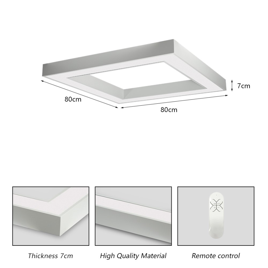 Immax NEO 07240L - LED prigušiva stropna svetiljka CANTO LED/60W/230V 2700-6500K Tuya bela