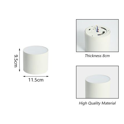 Immax NEO 07241L - LED prigušiva stropna svetiljka RONDATE LED/18W/230V 11,5cm Wi-Fi Tuya