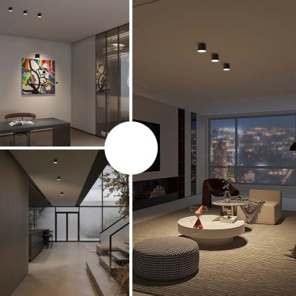 Immax NEO 07242L - LED prigušiva stropna svetiljka RONDATE LED/18W/230V 11,5 cm Wi-Fi Tuya