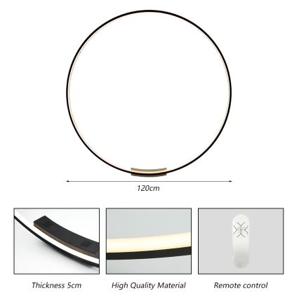 Immax NEO 07245-120 - LED prigušivo zidno svetlo FINO LED/70W/230V 120 cm Tuya + daljinski upravljač