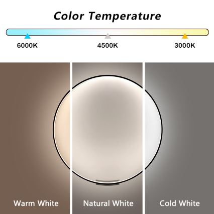 Immax NEO 07245-80 - LED prigušiva zidna svetiljka FINO LED/50W/230V 2700-6500K 80 cm Tuya + daljinski upravljač