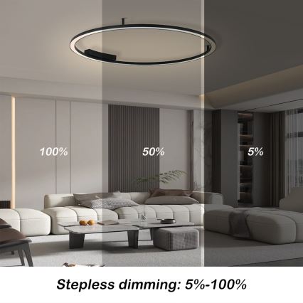 Immax NEO 07246-120 - LED prigušiva plafonska svetiljka FINO LED/72W/230V 120 cm Tuya + daljinski upravljač