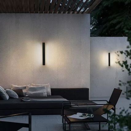 Immax NEO 07247L - LED prigušiva spoljašnje zidno svetlo LINK LED/40W/230V Wi-Fi Tuya IP44 + daljinski upravljač